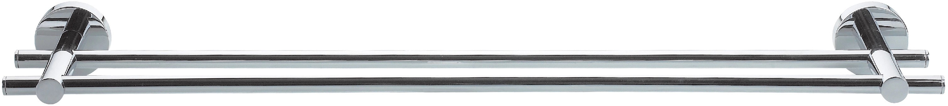 tesa Tyč na osušku Smooz dvojitá, chróm, 50 x 640 x 115 mm tesa Tyč na osušku Smooz dvojitá, chróm, 50 x 640 x 115 mm