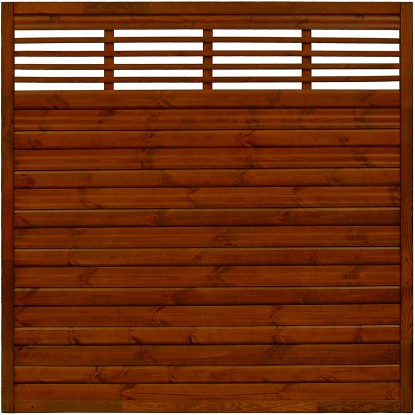 Prvok protipohľadového plota Nicea, tíková farba 180 cm x 180 cm Prvok protipohľadového plota Nicea, tíková farba 180 cm x 180 cm