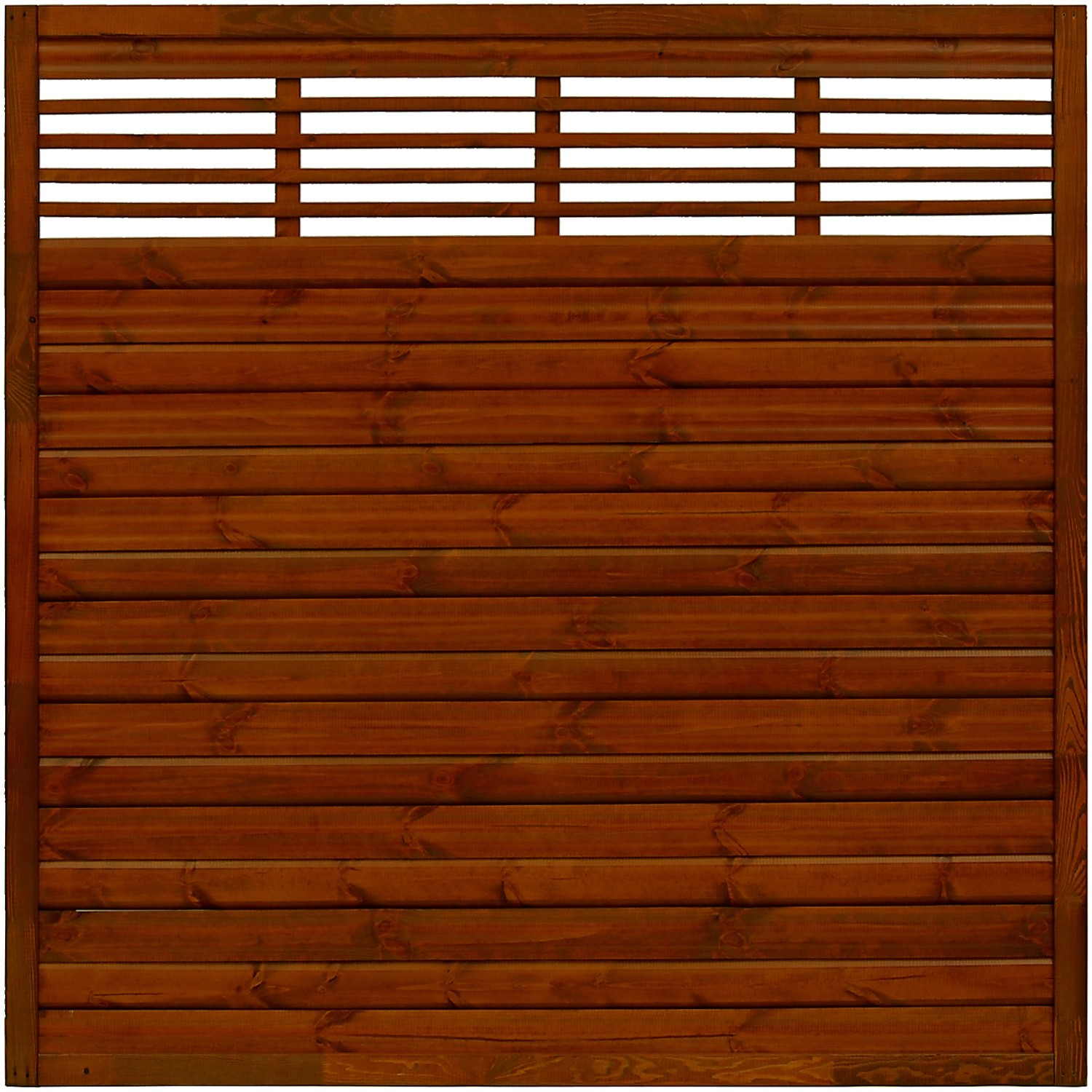 Prvok protipohľadového plota Nicea, tíková farba 180 cm x 180 cm Prvok protipohľadového plota Nicea, tíková farba 180 cm x 180 cm