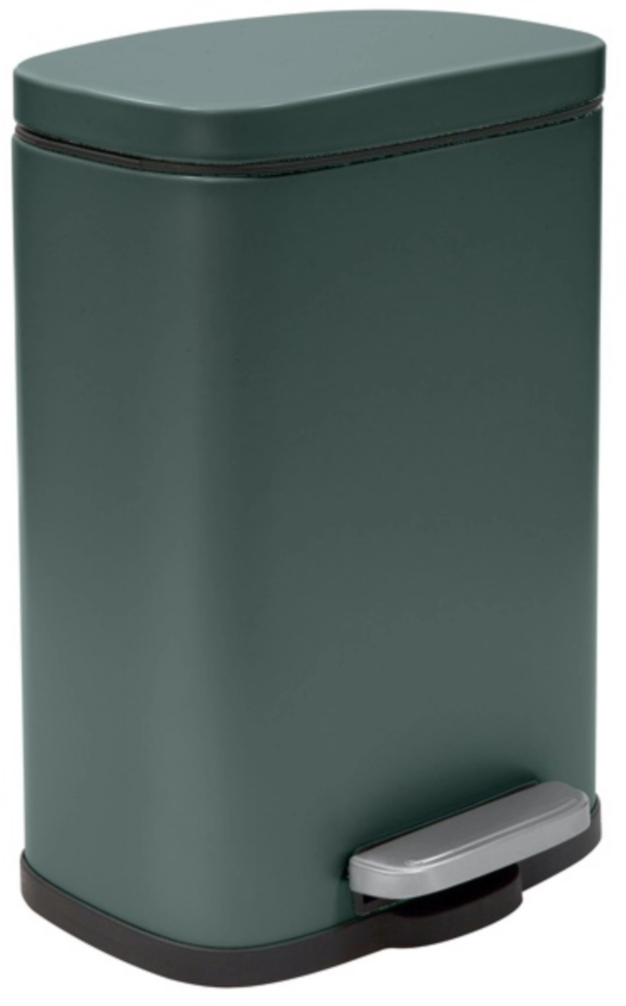 Spirella Nášľapný odpadkový kôš Akira, tmavo zelená matná, 5 l Spirella Nášľapný odpadkový kôš Akira, tmavo zelená matná, 5 l