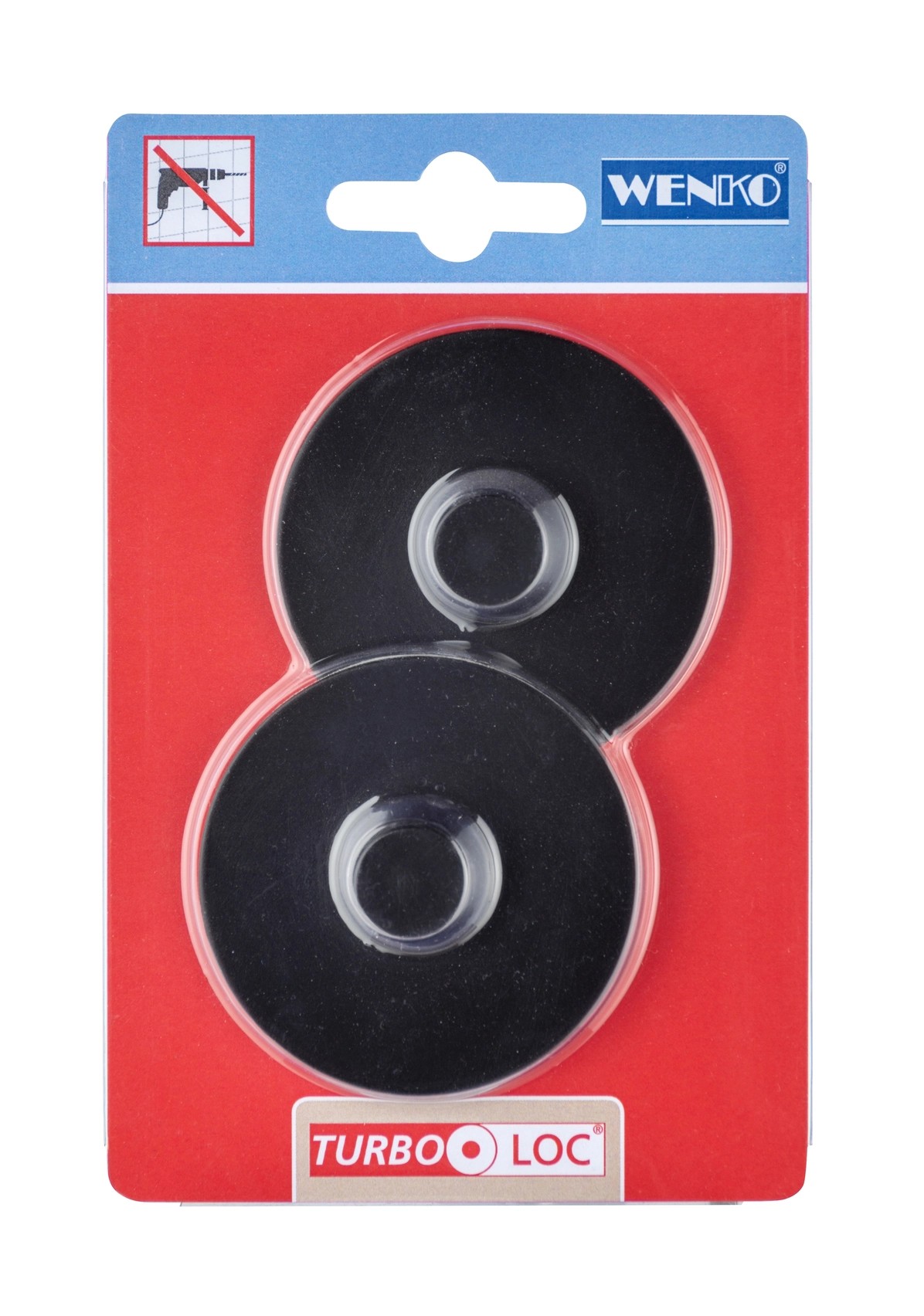 Wenko Adaptér Turbo-Loc, čierna, 2 ks Wenko Adaptér Turbo-Loc, čierna, 2 ks