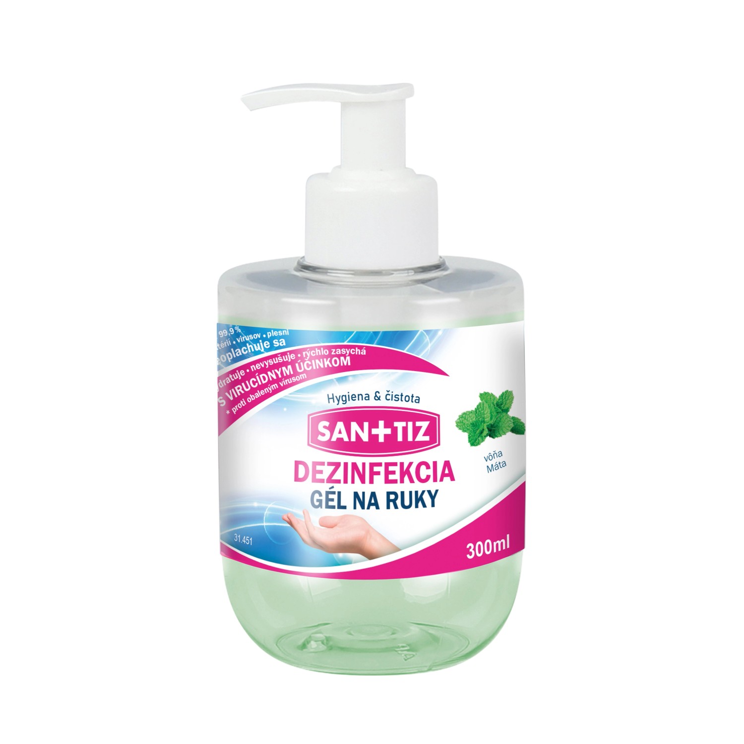 Sanitiz Dezinfečný gél na ruky 300 ml Sanitiz Dezinfečný gél na ruky 300 ml