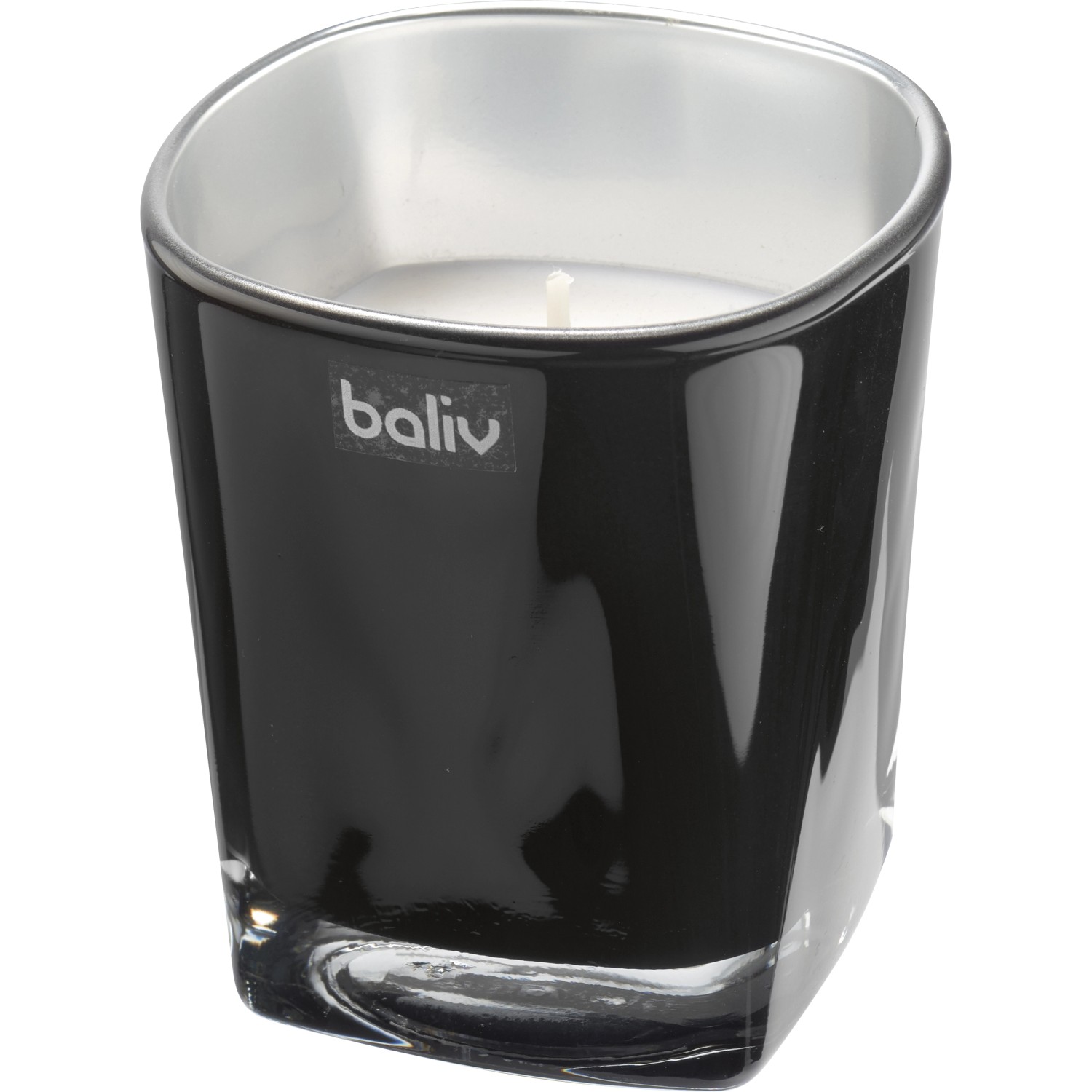 baliv Sviečka Industrial sklo čierno-biela baliv Sviečka Industrial sklo čierno-biela