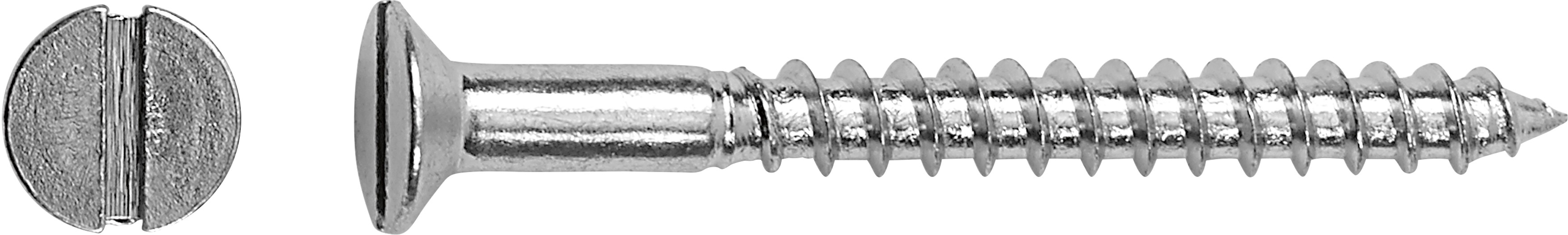 Skrutka do dreva so zápustnou hlavou PZ bielo pozinkovaný 4 x 16 mm, 20 ks Skrutka do dreva so zápustnou hlavou PZ bielo pozinkovaný 4 x 16 mm, 20 ks