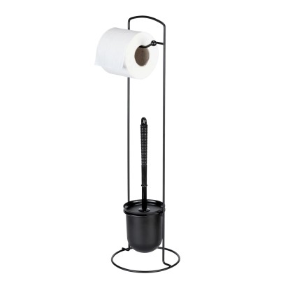 Allstar Súprava na čistenie toalety Zalea, čierna Allstar Súprava na čistenie toalety Zalea, čierna