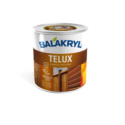 BALAKRYL Silnovrstvová lazúra na drevo Telux teak 0,7 kg BALAKRYL Silnovrstvová lazúra na drevo Telux teak 0,7 kg