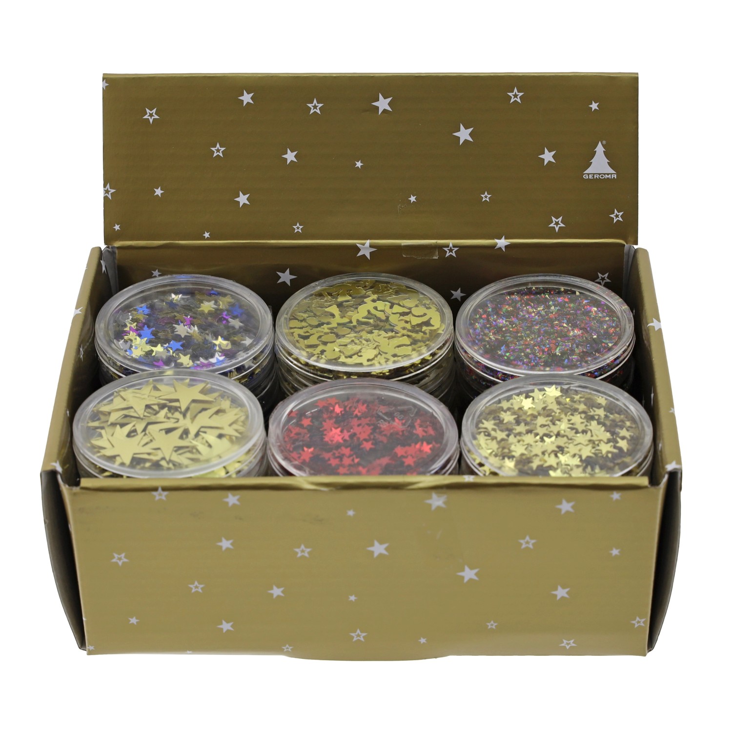 Posypová dekorácia v rôznych farbách Posypová dekorácia v rôznych farbách