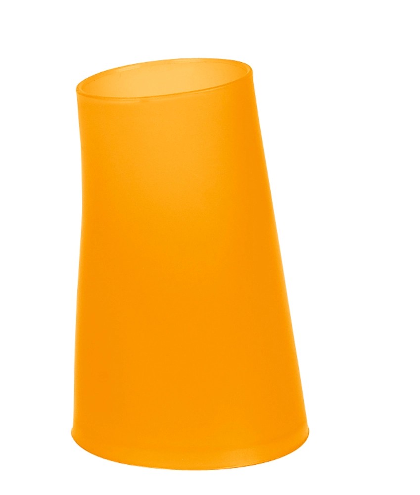 Spirella Pohár na zubné kefky Move plast Frosty Orange Spirella Pohár na zubné kefky Move plast Frosty Orange