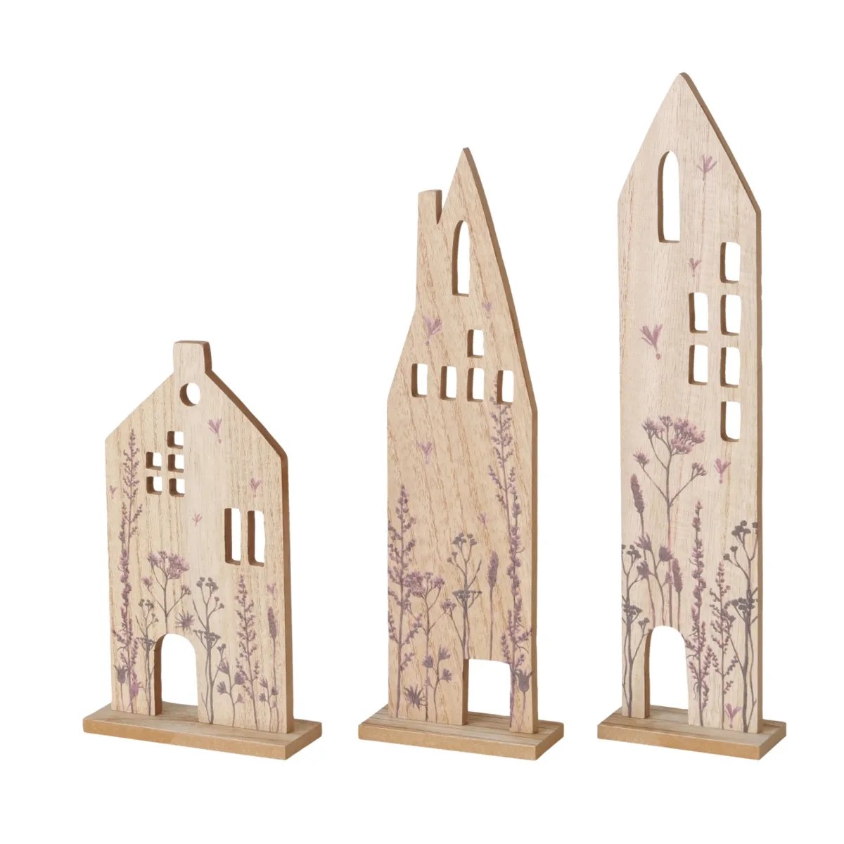 Boltze Home Dekoratívna figúrka Kamina, prírodná, 3 ks Boltze Home Dekoratívna figúrka Kamina, prírodná, 3 ks