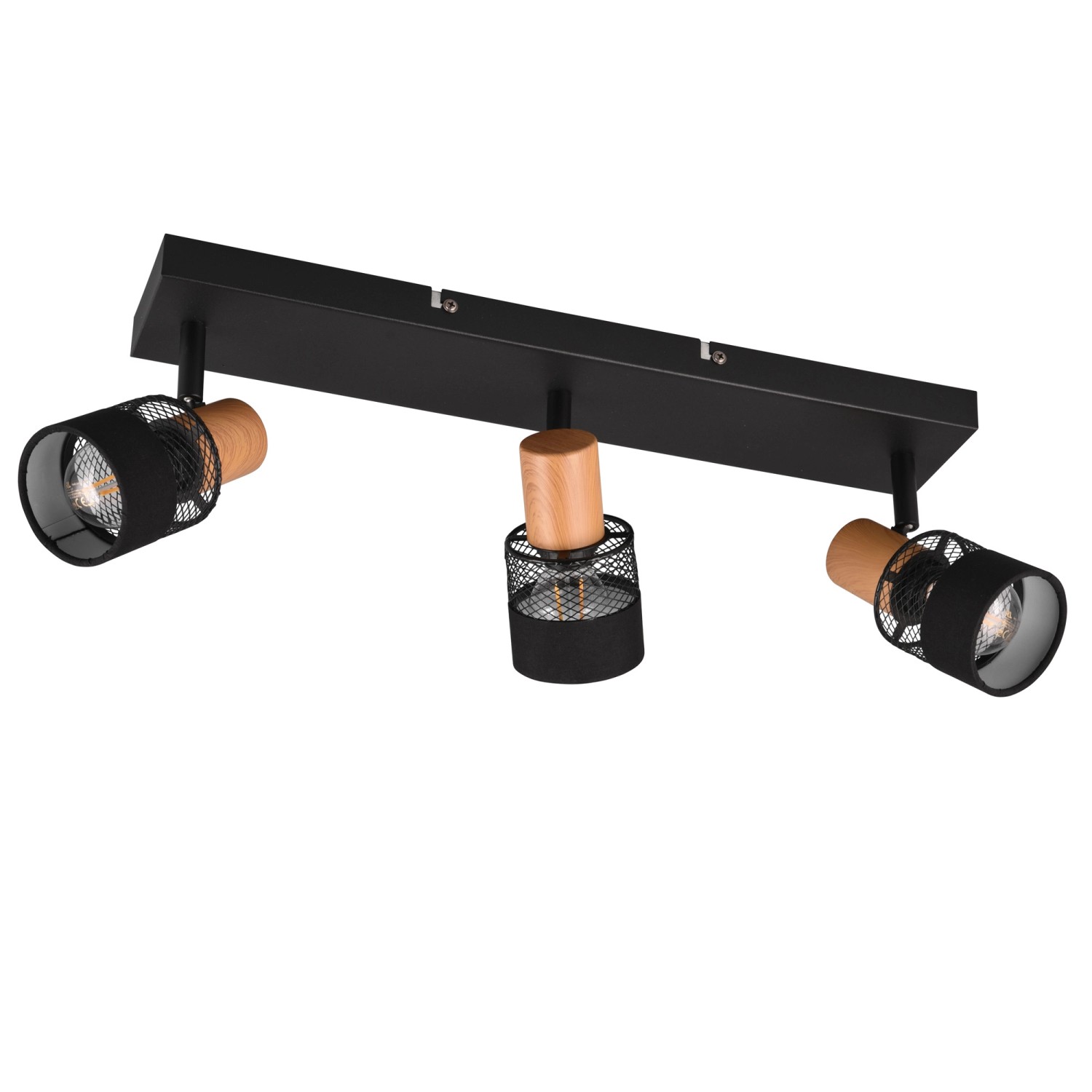 Wofi Bodové svietidlo s 3 svetlami čierne Wofi Bodové svietidlo s 3 svetlami čierne