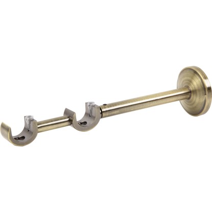 Nástenný držiak mosadzný vzhľad, 2 ks, 50 x 50 x 200 mm Nástenný držiak mosadzný vzhľad, 2 ks, 50 x 50 x 200 mm