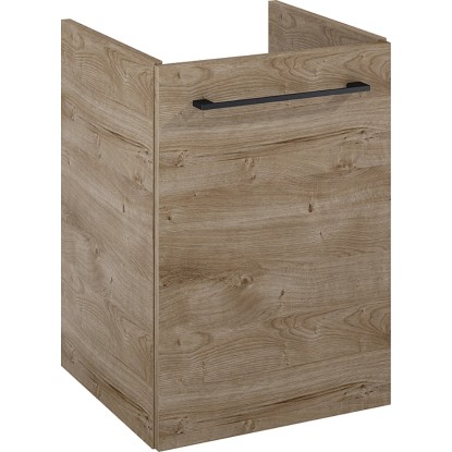 Maximus Skrinka pod umývadlo Cheese, 1 dvierka, dub Canela + čierne úch., 40 cm Maximus Skrinka pod umývadlo Cheese, 1 dvierka, dub Canela + čierne úch., 40 cm