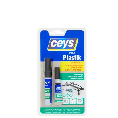 Ceys Lepidlo na ťažké plasty SPECIAL PLASTIK 3 g + 4 ml Ceys Lepidlo na ťažké plasty SPECIAL PLASTIK 3 g + 4 ml