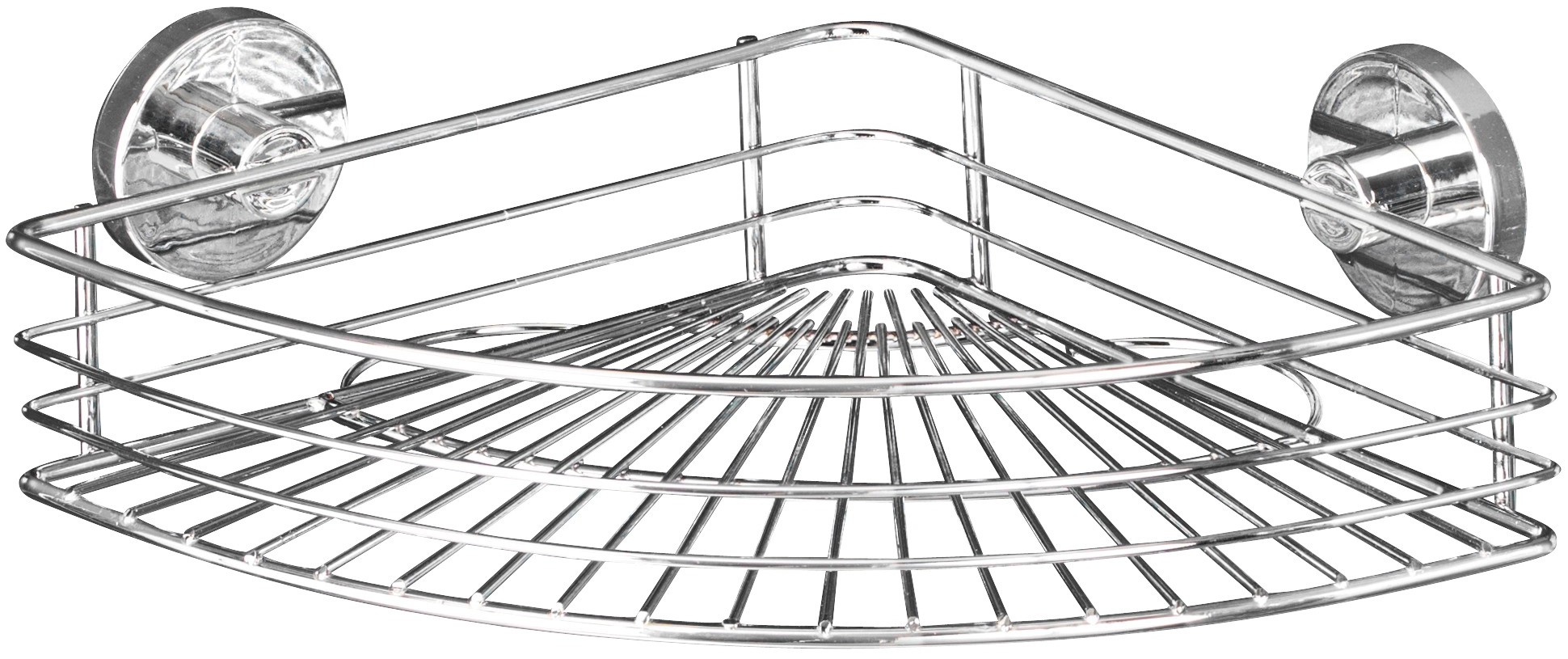 Wenko Rohová polička Vacuum-Loc Bari chróm Wenko Rohová polička Vacuum-Loc Bari chróm