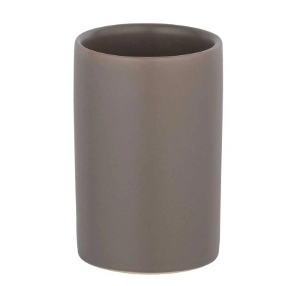 Wenko Téglik na zubné kefky Polaris, sivo-hnedý matný, 110 x 75 x 75 mm Wenko Téglik na zubné kefky Polaris, sivo-hnedý matný, 110 x 75 x 75 mm