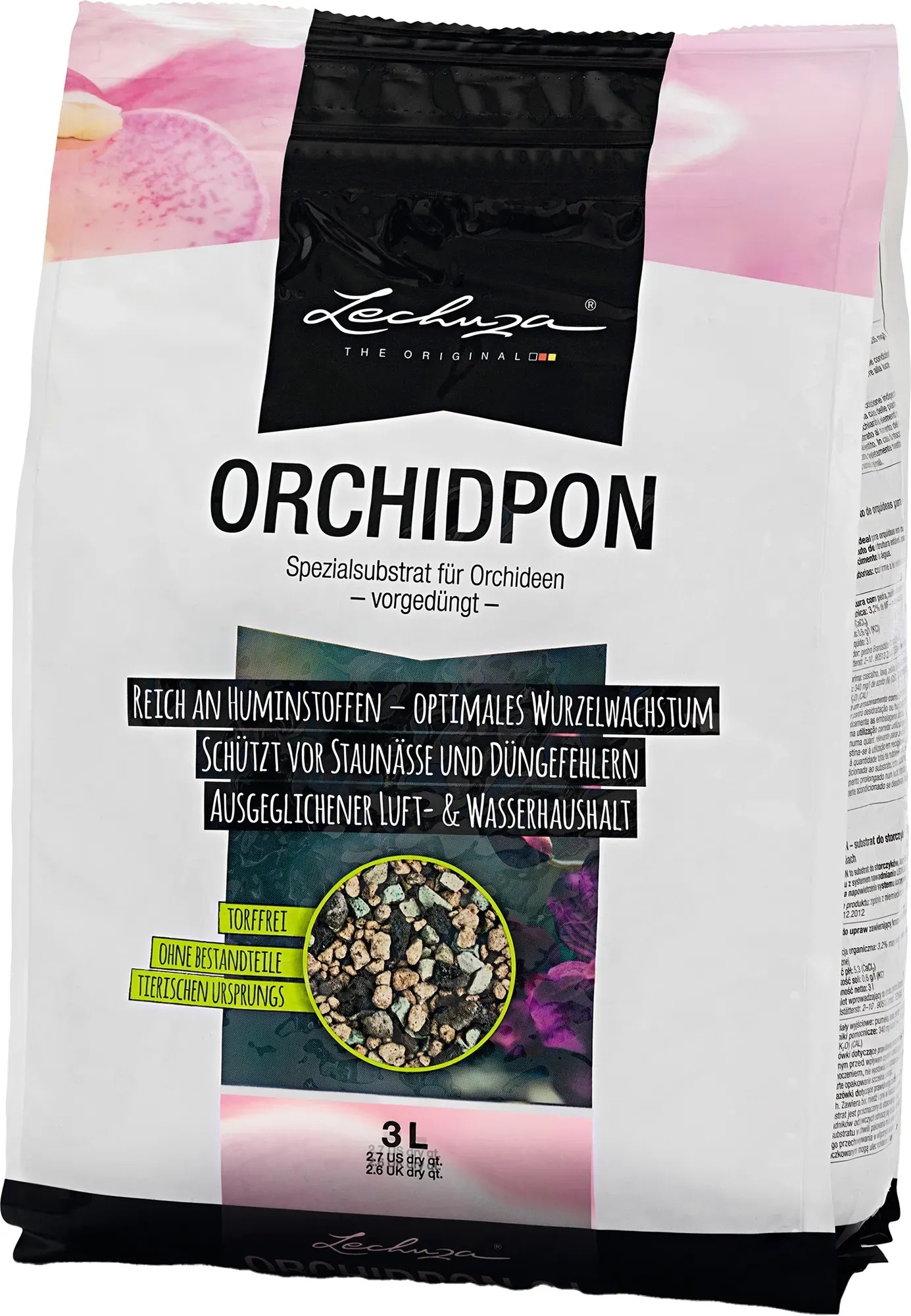 LECHUZA ORCHIDPON Špeciálny substrát pre orchidey 3 l LECHUZA ORCHIDPON Špeciálny substrát pre orchidey 3 l