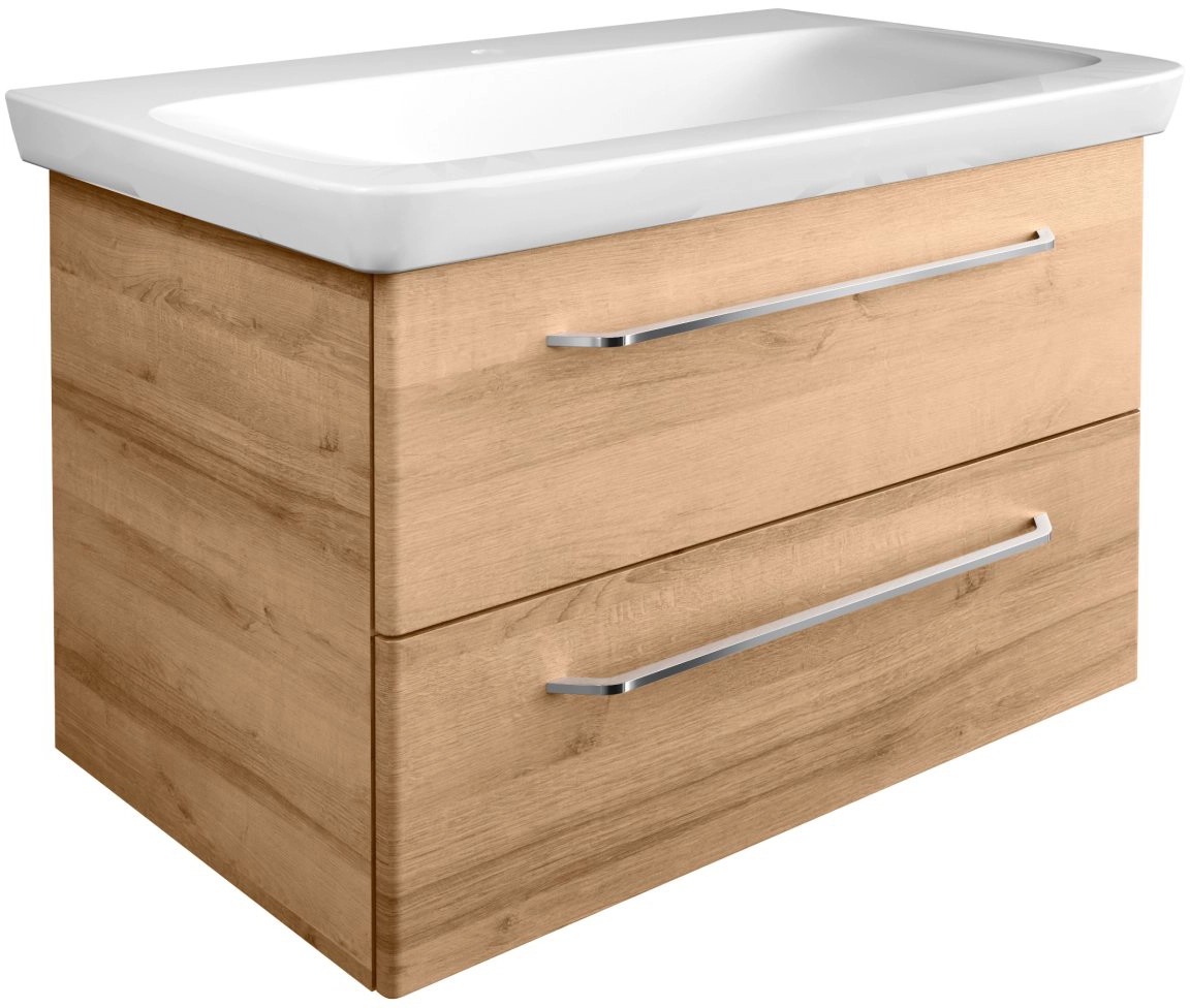 Fackelmann Kúpeľňová skrinka pod umývadlo MILANO suk.dub 800 x 492 x 476 mm Fackelmann Kúpeľňová skrinka pod umývadlo MILANO suk.dub 800 x 492 x 476 mm