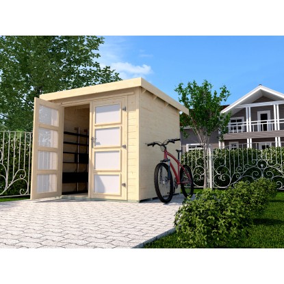 Weka Drevený záhradný domček 321 veľ. 1, prírodný, 198 x 194 cm Weka Drevený záhradný domček 321 veľ. 1, prírodný, 198 x 194 cm