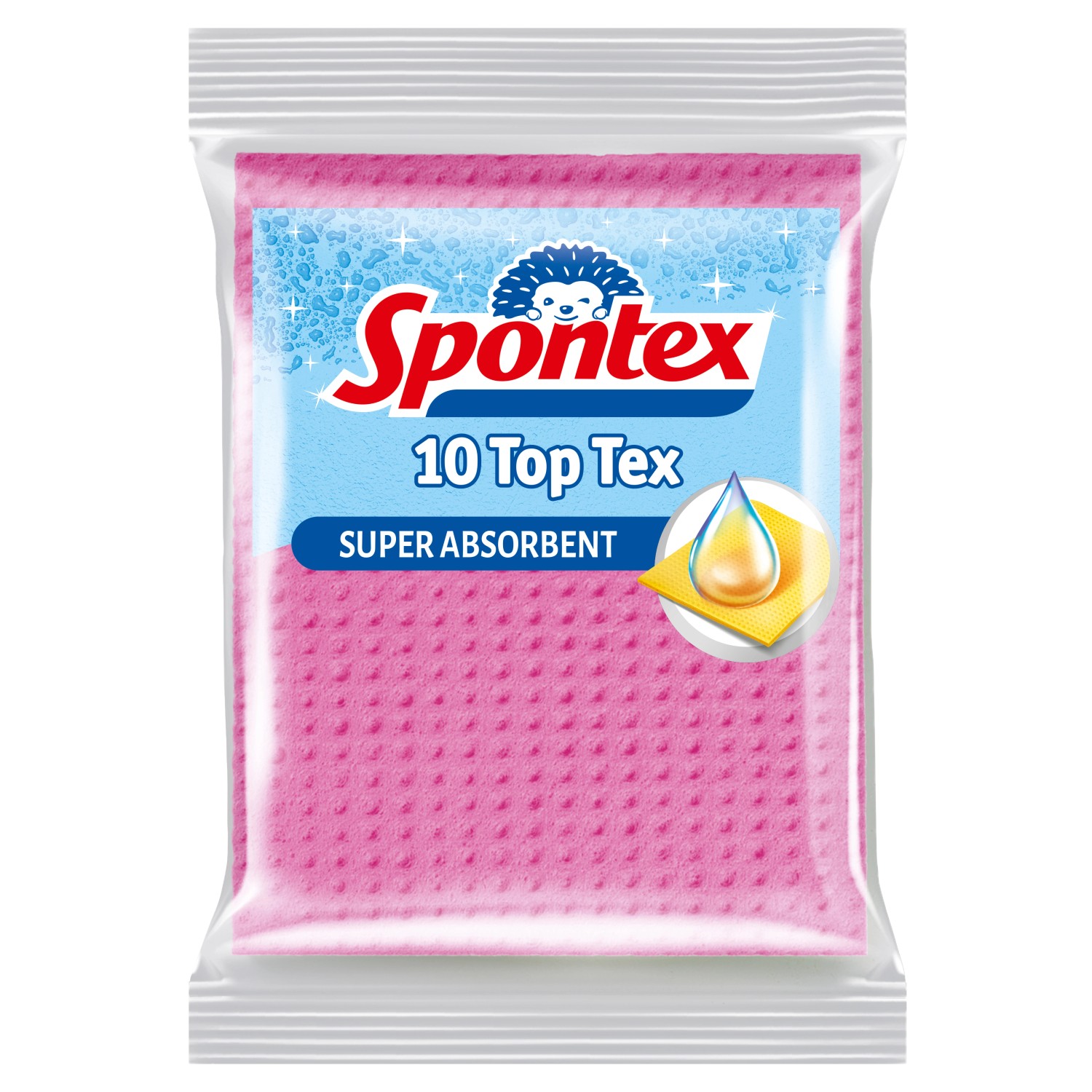 Spontex Top Tex hubové utierky 10 ks Spontex Top Tex hubové utierky 10 ks