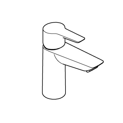 Grohe QuickFix Start Alira M-Size chrómová umývadlová batéria, páková. Grohe QuickFix Start Alira M-Size chrómová umývadlová batéria, páková.