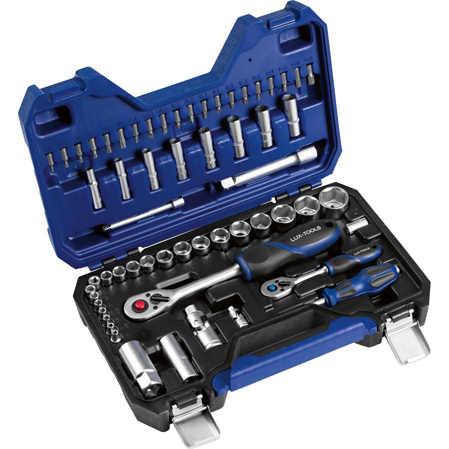 E-shop LUX-TOOLS Kazeta nástrčných kľúčov Comfort, 59dielna