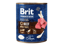 Brit Konzerva pre psov Premium by Nature Beef with Tripe, 800 g