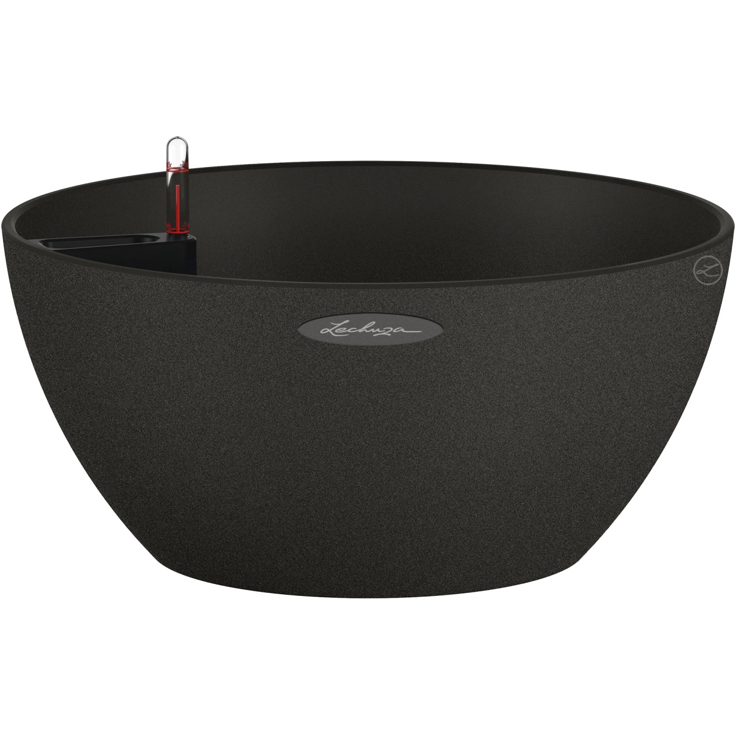 E-shop Lechuza Kvetináč Cubeto Stone 40 čierny, 183 x 400 x 400 mm