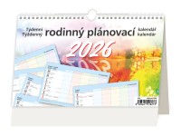 Helma 365 Stolový kalendár Rodinný plánovací týždenný kalendár 2026