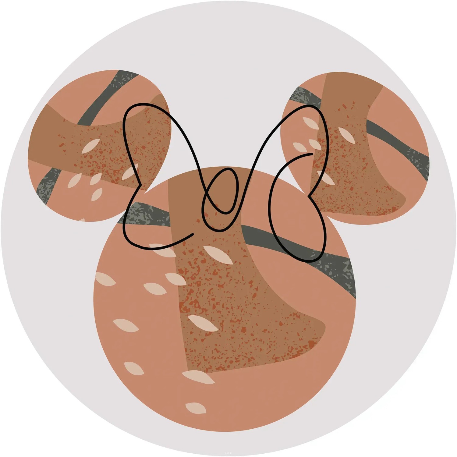 E-shop Komar Samolepiaca vliesová fototapeta Dot Minnie Terra pr. 125 cm