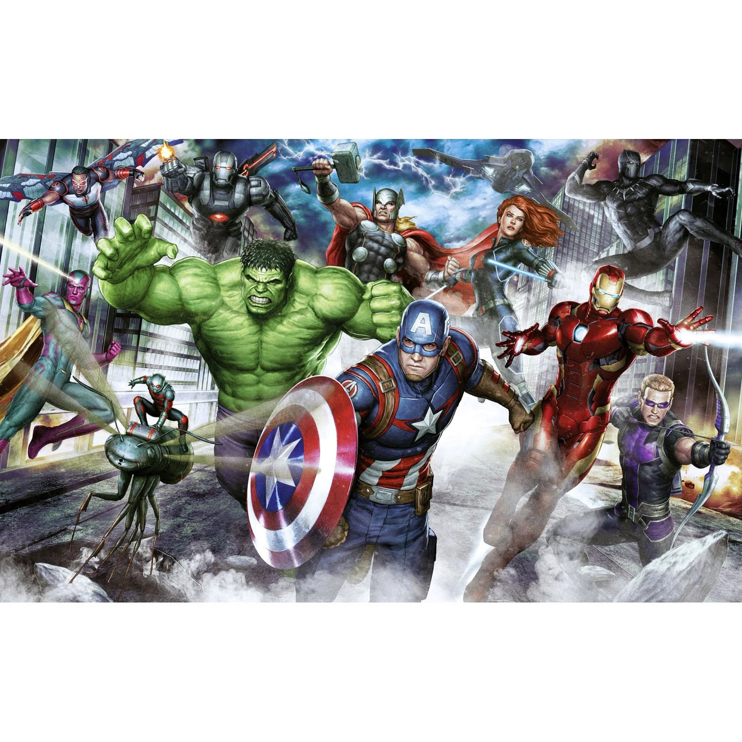 E-shop Komar Vliesová fototapeta Marvel Avengers Assemble 400 x 250 cm