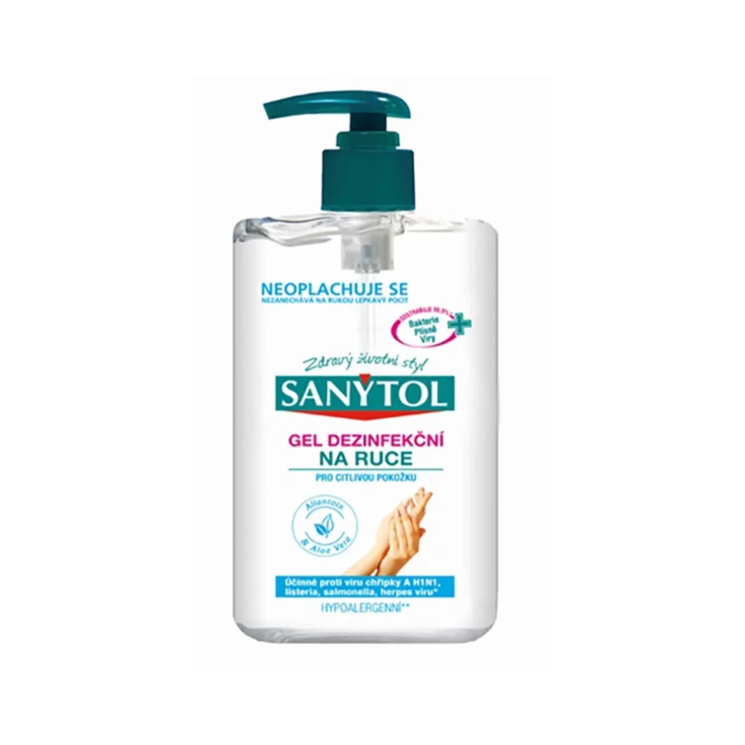 E-shop Sanytol Dezinfekčný gél Sensitive 250 ml