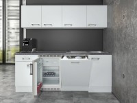 Flex-Well Kuchyňa Joelina 210 cm/typ 7 - chladnička/umývačka