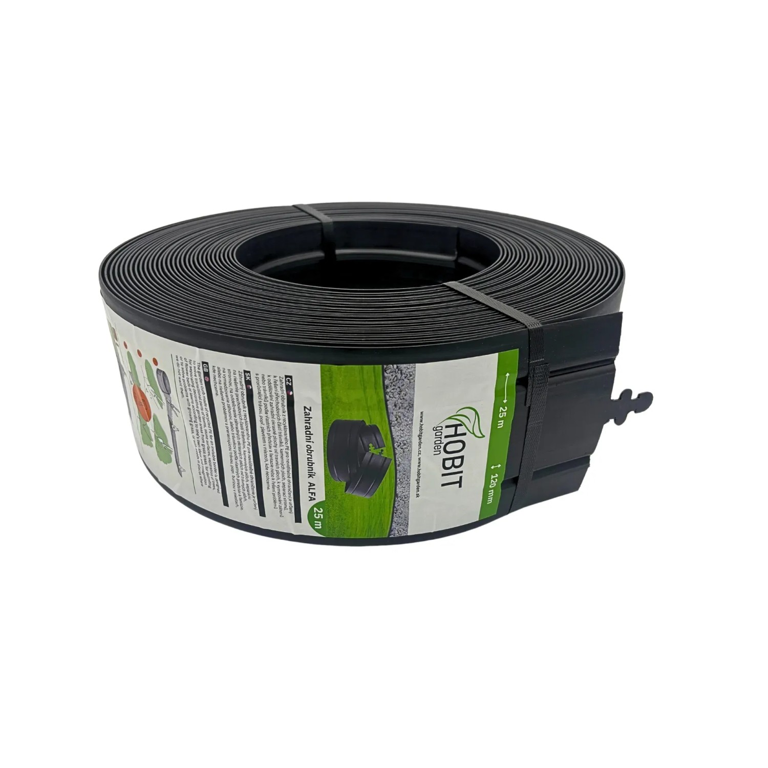 E-shop HOBIT garden Záhradný obrubník ALFA 12 cm x 25 m