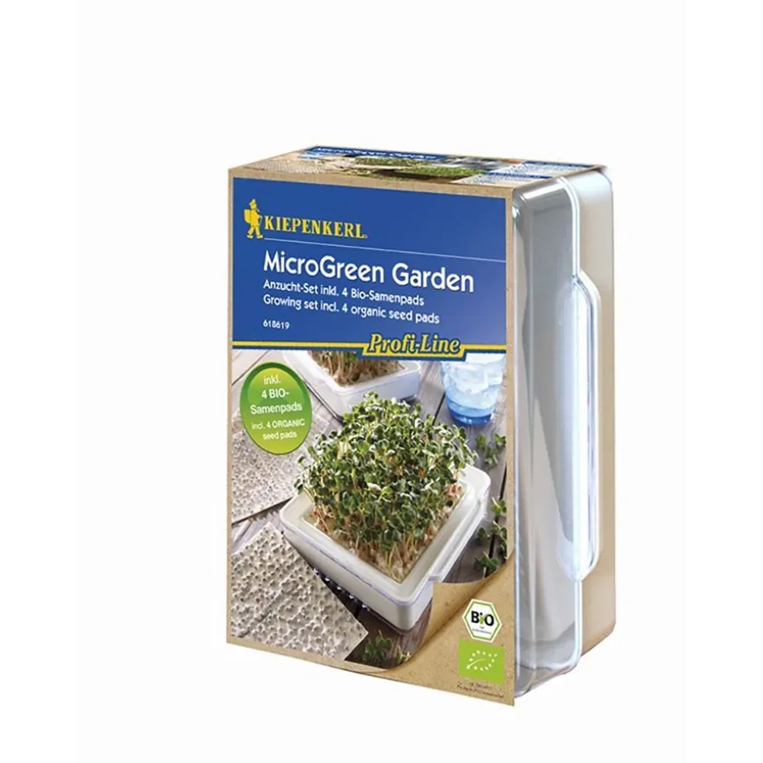 E-shop Kiepenkerl Súprava na klíčenie MicroGreen Garden s 2 bio podložkami