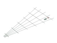 OBI Ozdobný špalier 150 x 75 cm zelený