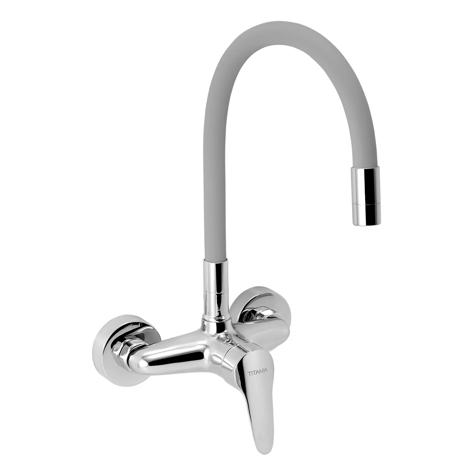 E-shop Titania Drezová batéria 94480,0S s flexi ramenom, striebrosivá, rozstup 150 mm