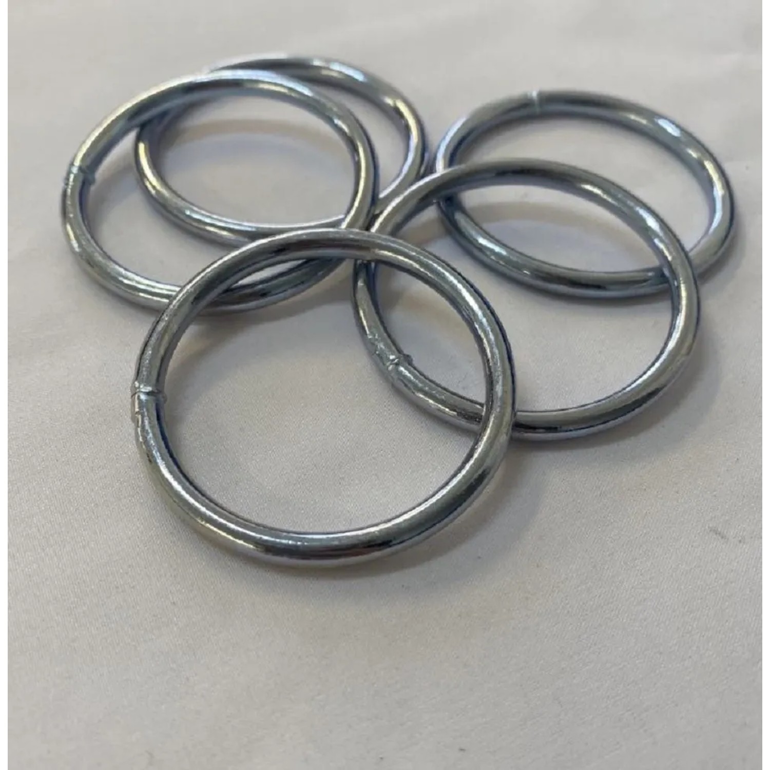 E-shop Massag Krúžok na kľúče M-40615/20, priemer. 20 mm, nikel, 10 ks