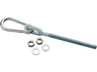 SwingKing Hojdačkový hák s karabínou, M12 x 14 cm