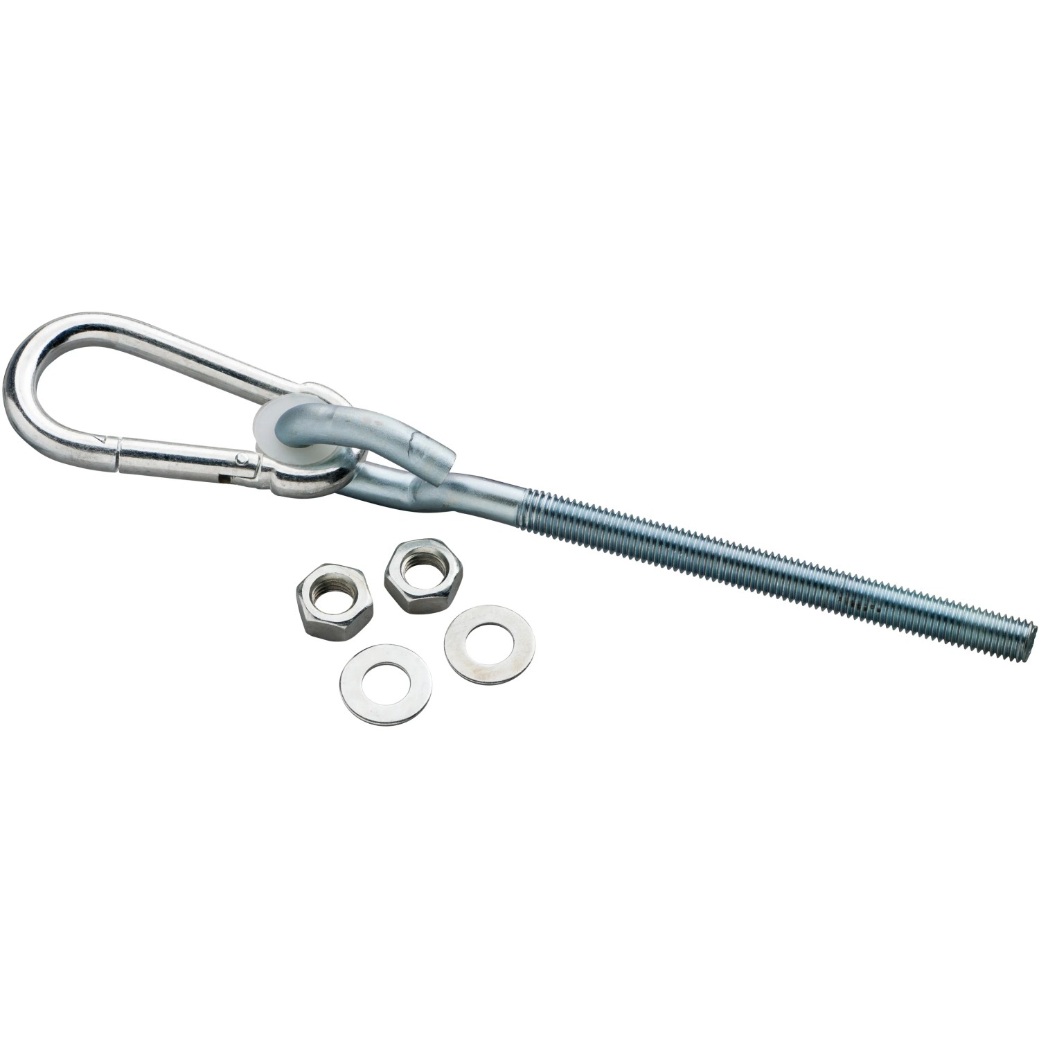 E-shop SwingKing Hojdačkový hák s karabínou, M12 x 14 cm