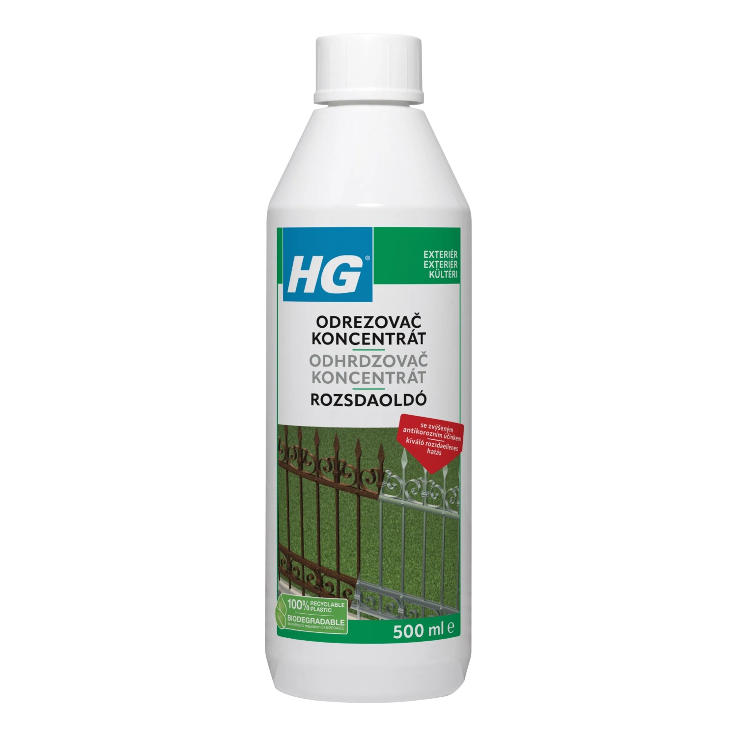 E-shop HG Odhrdzovač koncentrát 500 ml