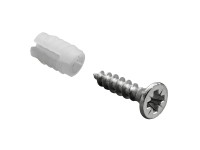 Upevňovacia skrutka 3,5 x 16 mm s rozperným puzdrom 5 x 9 mm, blister 40 ks