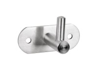 Walteco Vešiak s jedným hákom, nerezový, 40 x 60 x 39 mm