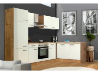 Flex-Well Kuchyňa Vintea 280x170 cm/typ2-chlad./rúra/var.doska/digestor/umývačka