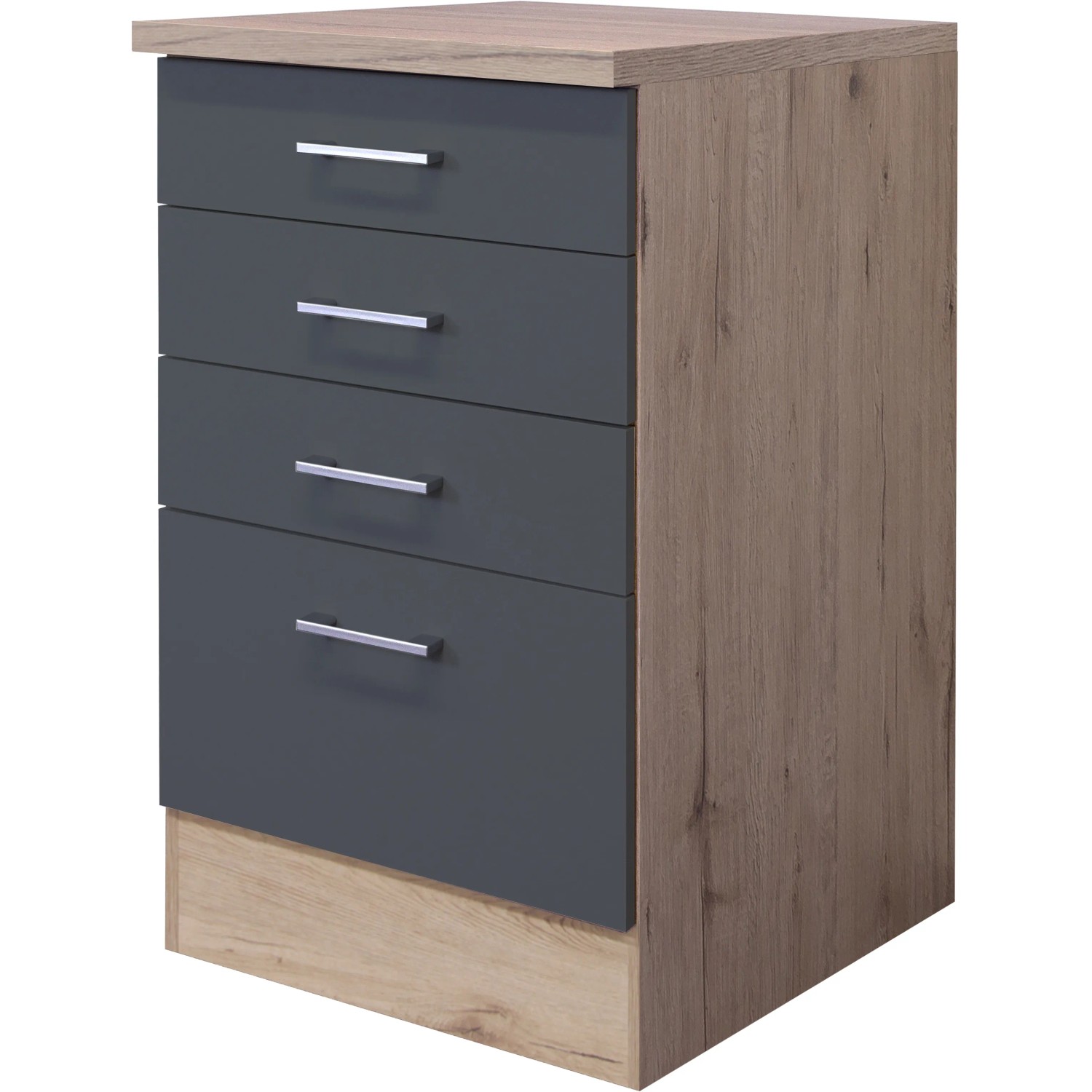 E-shop Flex-Well Kuchynská skrinka Morena spodná, zásuvky, 50 x 85 x 57,1 cm