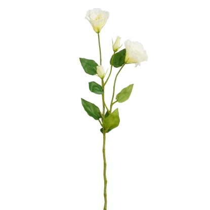 Mica Umelá kvetina eustoma krémová 72 cm
