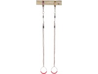 Swinging Gymnastické kruhy z kovu s lanom