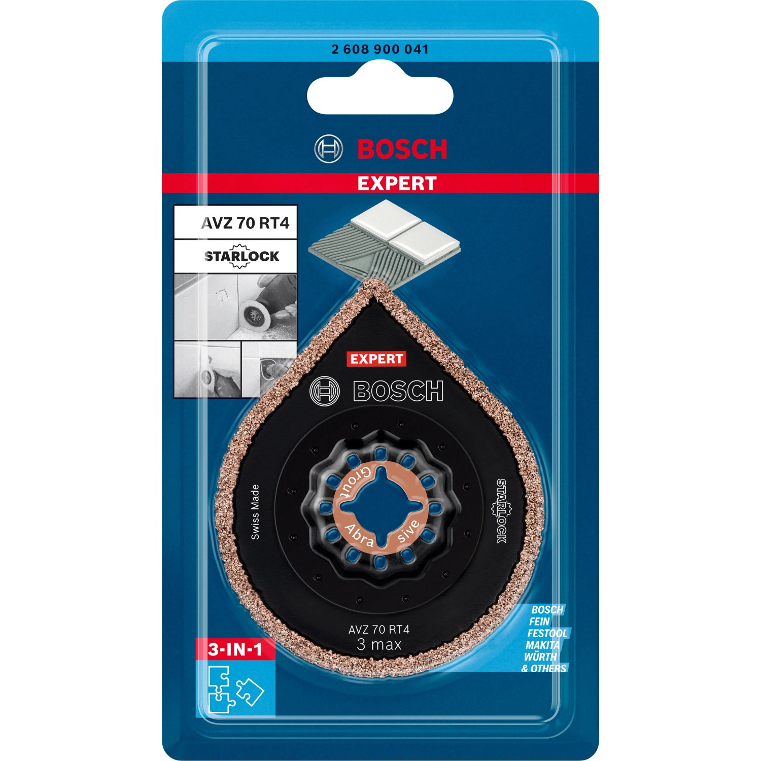 E-shop Bosch Brúsna doska Expert 3 max AVZ 70 RT4, 70 mm