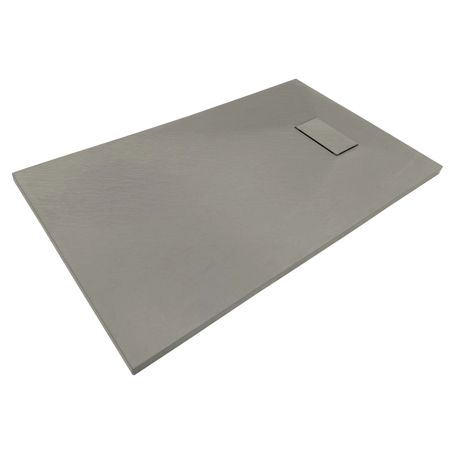 E-shop Sanotechnik Rezateľná sprchová vanička SMC sivá 120 x 80 x 2,6 cm