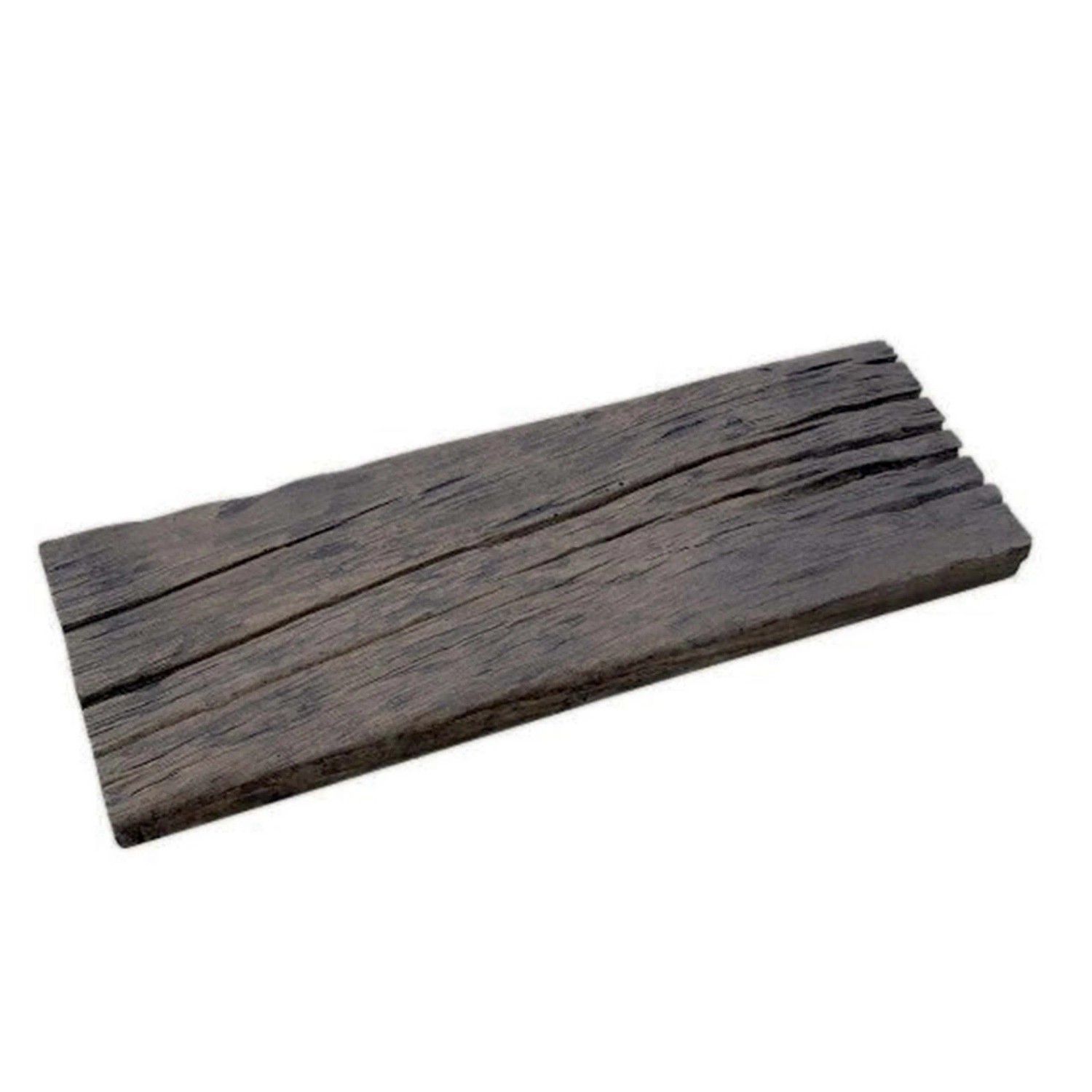 E-shop DITON Betónová terasová doska v imitácii dreva D2 dub tmavý, 25 x 75 x 5 cm