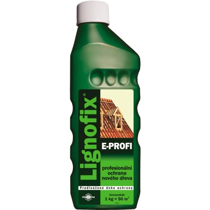 Lignofix Ochrana nového dreva E-PROFI hnedá 1 kg